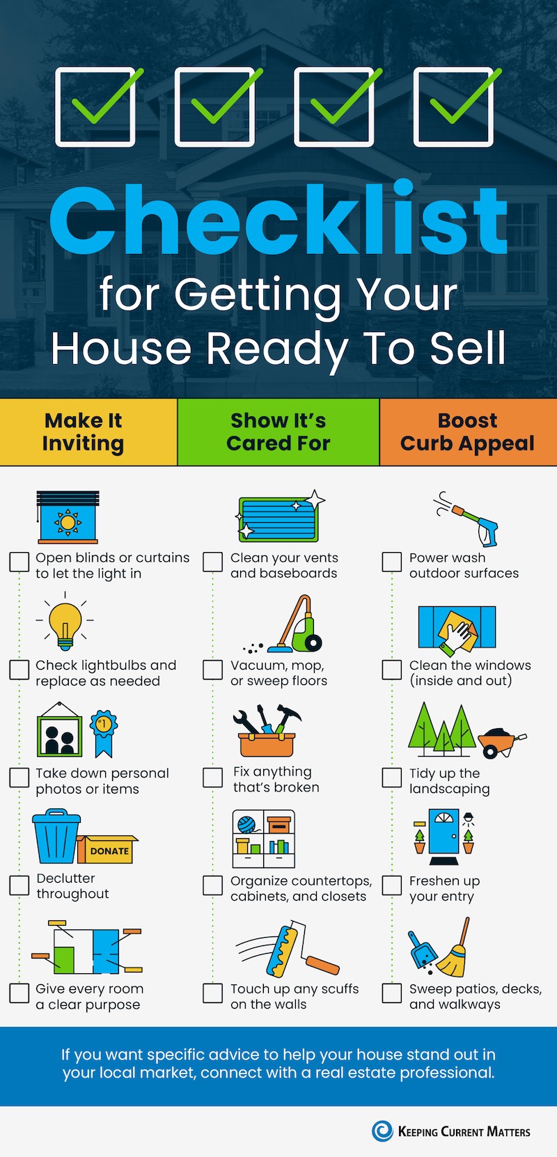 Checklist for Getting Your House Ready To Sell